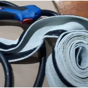 Capa de proteção em raspa com velcro